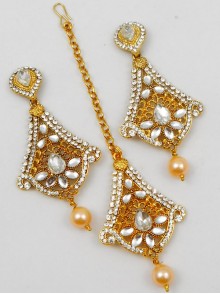 Earring Maang Tikka Set